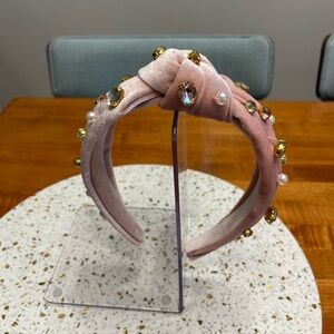 Elegant Pink Embellished Headband